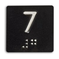 1.375" x 1.375" (1/16" radius) Elevator Car Station Braille Plates