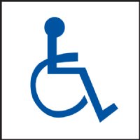 7" x 7" Handicapped Signage