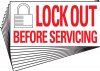 4 1/2" x 2 1/4" Label-Lockout Lock Out Labels