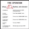 6" x 6" Firefighters' Signage