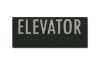 3" x 1.25" TRU-A Elevator ID Tag, 5/8" Letters