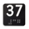 1.25" x 1.25" (1/8" radius) Elevator Car Station Braille Plates