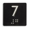 1.375" x 1.375" (1/16" radius) Elevator Car Station Braille Plates