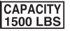 3.5" x 1.5" Elevator Capacity Plates