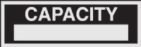 3.375" x 1.125" Elevator Capacity Plates