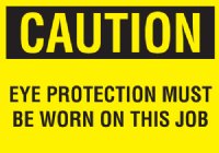 10" x 7" OSHA Caution Sticker