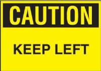 10" x 7" OSHA Caution Sticker