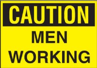 10" x 7" OSHA Caution Sticker