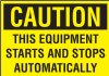 10" x 7" OSHA Caution Sticker