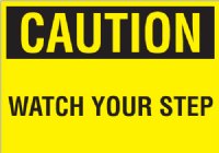 10" x 7" OSHA Caution Sticker