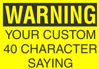 Custom OSHA Signage