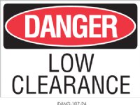 10" x 7" Quick Shipping OSHA Safety Signage