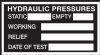 3" x 1.625" Elevator Data Tag