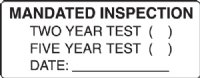 3.25" x 1.25" Elevator Data Tag