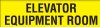 15" x 4" Elevator Maintenance Signage