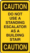 4" x 7" Escalator Signage