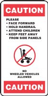 4" x 7" Escalator Signage