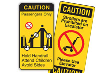 Escalator Stickers