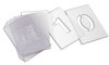 5" x 8" (4" Letters) Fascia Floor Marking Stencil Set