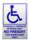 7" x 10" Handicapped Signage