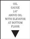 3" x 4" Magnetic Vinyl Elevator Maintenance Signage