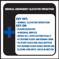 6" x 6" Medical Signage