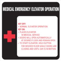 6" x 6" Medical Signage