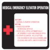 6" x 6" Medical Signage