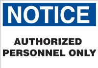 10" x 7" OSHA Notice Signage