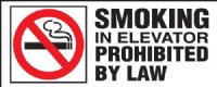 10" x 4" No Smoking Signage