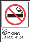 5" x 7" No Smoking Signage