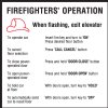 6" x 6" Quick Shipping Firefighter's Signage