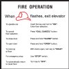 6" x 6" Quick Shipping Firefighter's Signage