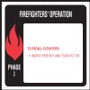 6" x 6" Quick Shipping Elevator Fire & Emergency Signage