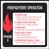 6" x 6" Elevator Fire & Emergency Signage