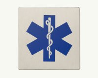 4" x4" Star of Life Signage