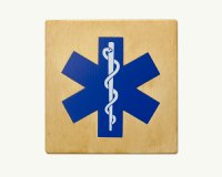 4" x4" Star of Life Signage