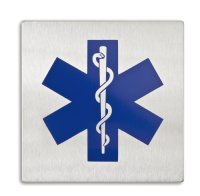 4" x4" Star of Life Signage