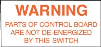 5" x 3" Quick Shipping OSHA Warning Signage